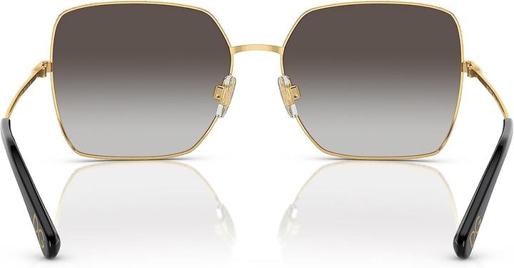 Produktbild Dolce & Gabbana Damen-Sonnenbrille, Schwarz/Gold/Grau, Formschön, Internationale Garantie