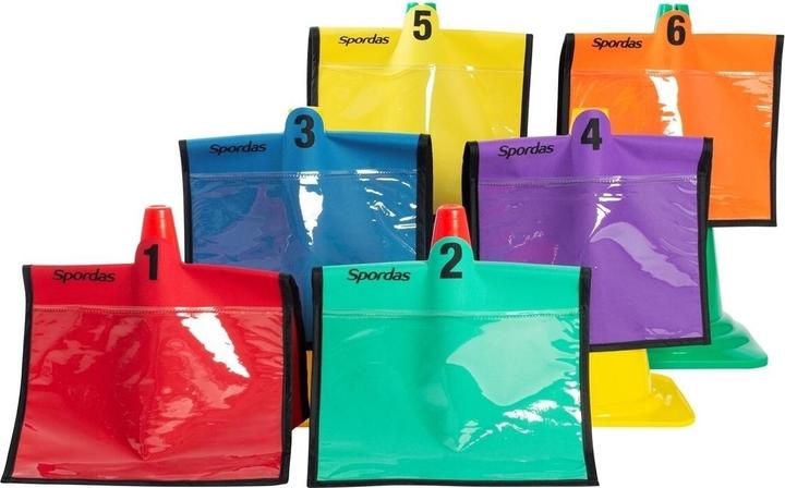 Actual product image Spordas Training cone bibs