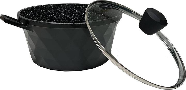 Actual product image JTI Set with pots - aluminium and glass - 6 pieces (28 cm, Roman pot, Aluminium)