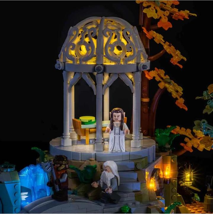 Image du produit Light my bricks Kit de lumière pour LEGO 10316 Le Seigneur des anneaux - Fondcombe