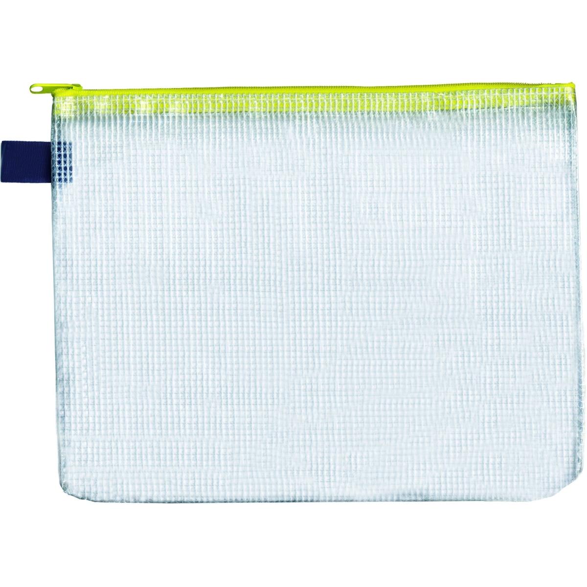 Foldersys, Mappe, Reissverschlussbeutel A5 transparent/gelb 0,15 mm (A5, 1 x)