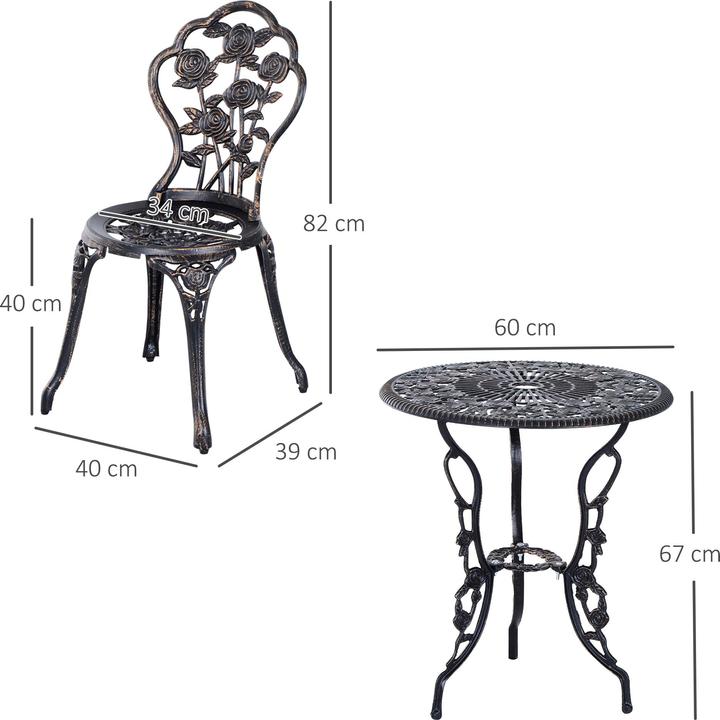 Produktbild Outsunny Gartenset (60 x 66 cm)