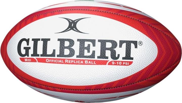 Gilbert Satz von 10 Rugbybällen Wales