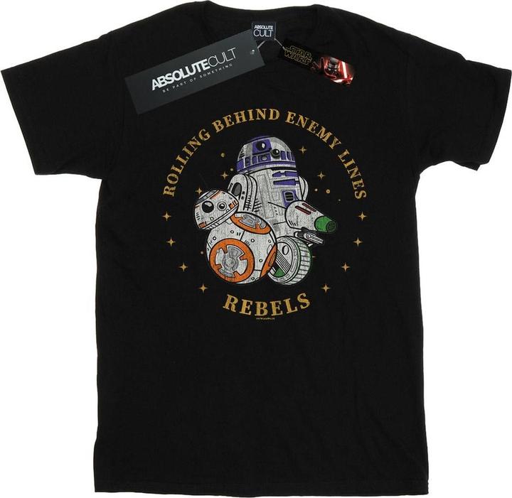 Actual product image Star Wars Boys The Rise Of Skywalker Rolling Behind Enemy Lines T-Shirt (116)