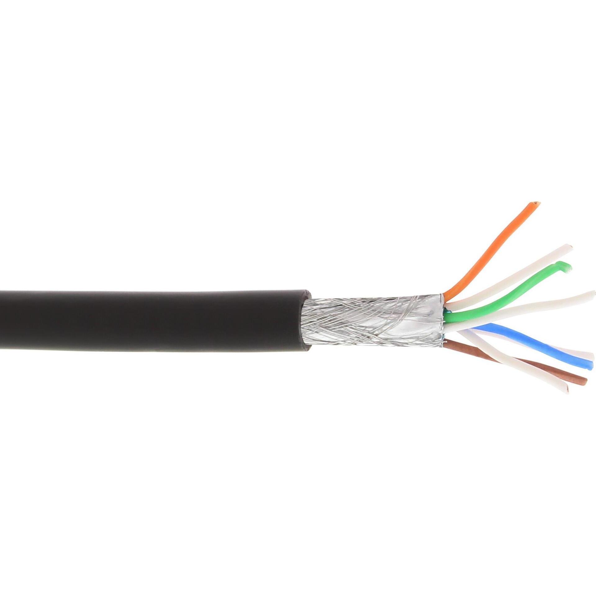 InLine Patchkab. (S/FTP, CAT6a, 100 m), Netzwerkkabel