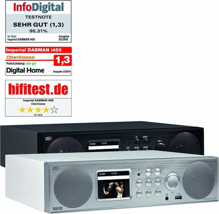 Produktbild Imperial Dabman i450 (Internetradio, DAB+, FM, UKW, Bluetooth, WLAN)