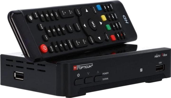 Opticum Tuner TV Tuner DVB-T2 HBBTV T-BOX HEVC (DVB-T2)