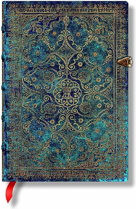 Actual product image Paperblanks Equinoxe azure blue (18 x 23 cm, Plain, Hardcover)