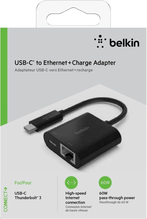Actual product image Belkin INC001BTBK (USB-C, 2 Ports)