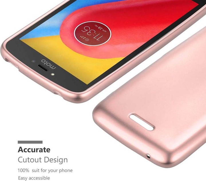 Produktbild Cadorabo TPU Matt Metallic Cover (Motorola Moto C Plus)