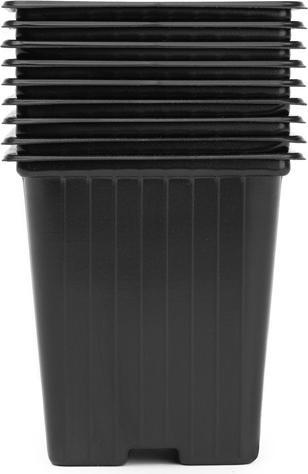 Actual product image Garden Center PLANT POTS 198551 9X9X10 CM 9 PCS (9 x 9 x 10 cm)