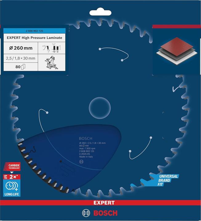 Productafbeelding DeWalt Experten-Hochdrucklaminat-Kreissägeblatt