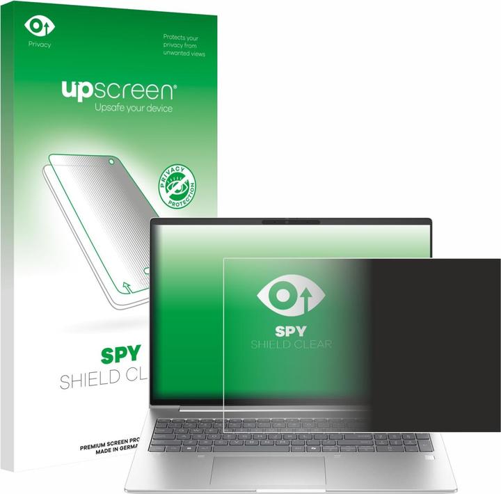 upscreen Sichtschutzfolie für HP EliteBook 6 G1ah 16" Anti-Spy Privacy Folie Blaulicht-Schutz (16", 16:10)
