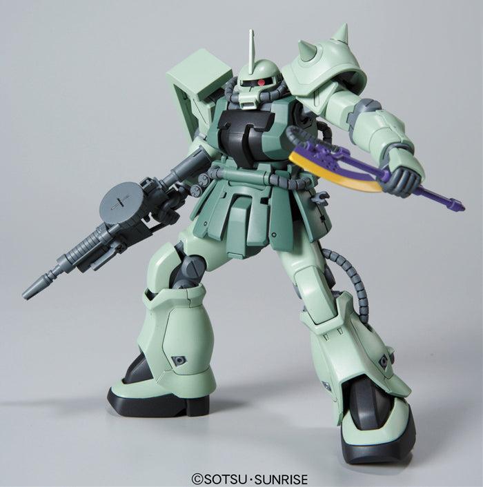 Actual product image Bandai GUNDAM - HGUC 1/144 MS-06F-2 Zaku IIF2 Zeon M.P.M.S - Model Kit