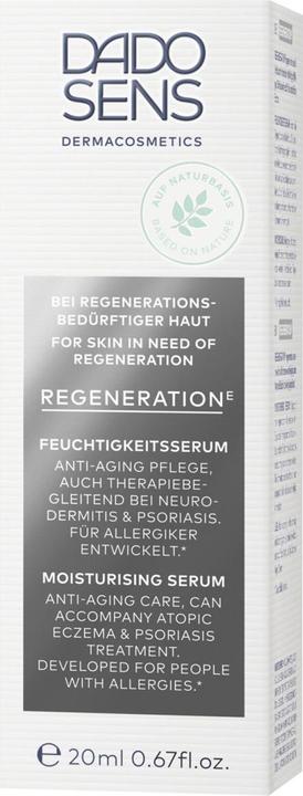 Image du produit Dado Sens REGENERATION E Sérum hydratant - Peau en manque de régénération (20 ml)