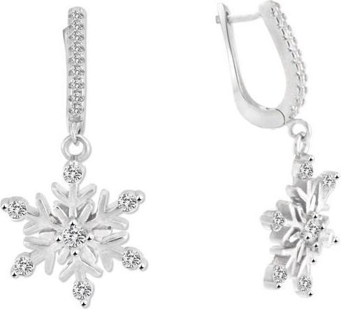 Immagine prodotto Beneto Bellissimi orecchini invernali in argento AGUC2731