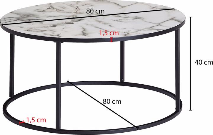 Productafbeelding Wohnling Mila (80 x 80 x 40 cm)