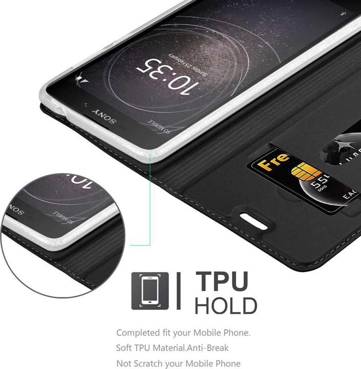 Actual product image Cadorabo Book Classy Style Cover (Sony Xperia L2)