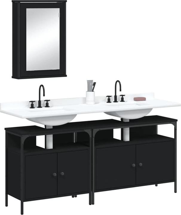 Produktbild vidaXL 3-tlg. Badmöbel-Set