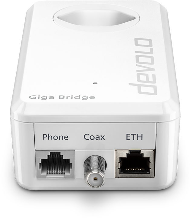 Actual product image Devolo Giga Bridge Phoneline (2000 Mbit/s)