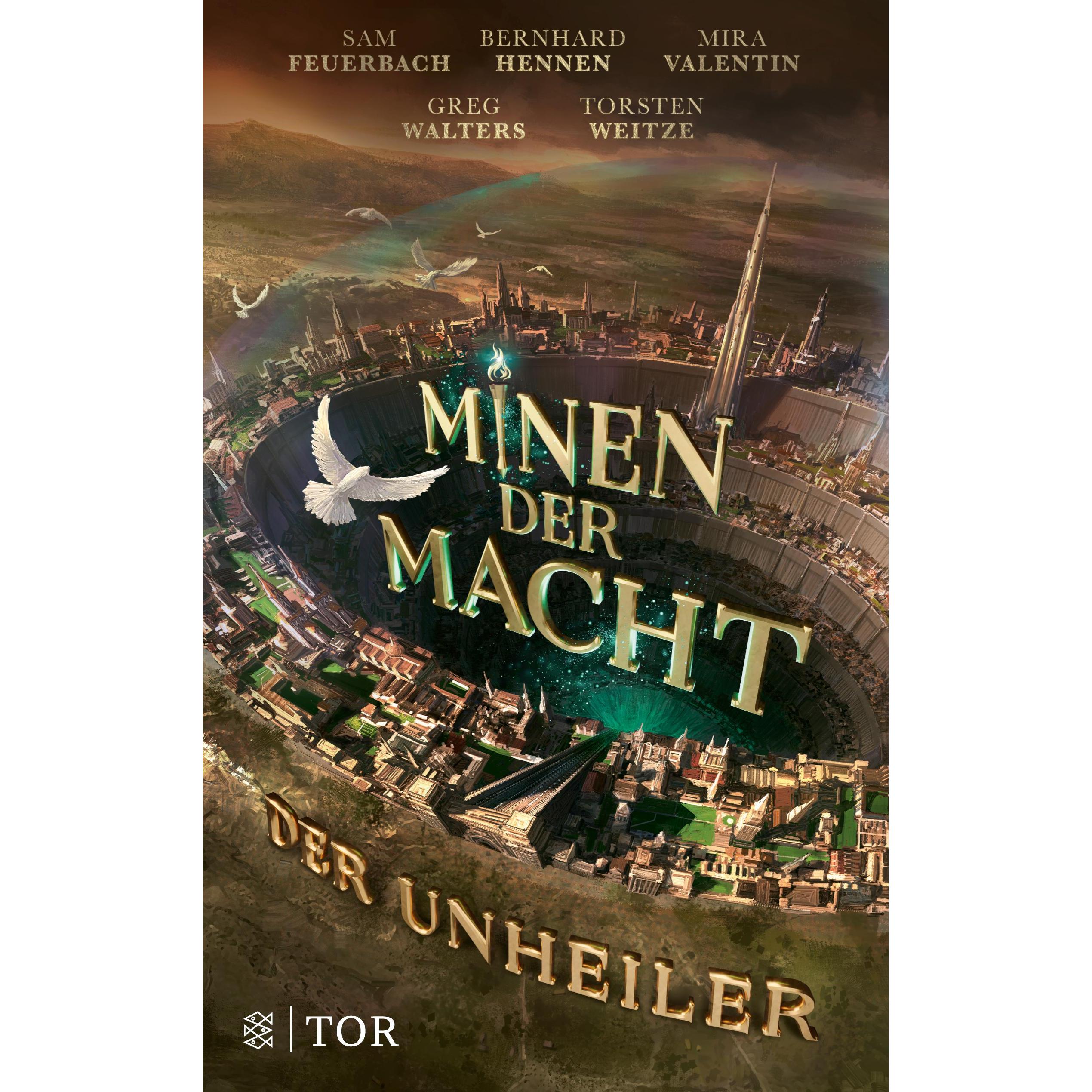 Minen der Macht, Belletristik von Greg Walters, Fünf Federn, Torsten Weitze, Mira Valentin, Bernhard Hennen, Sam Feuerba...
