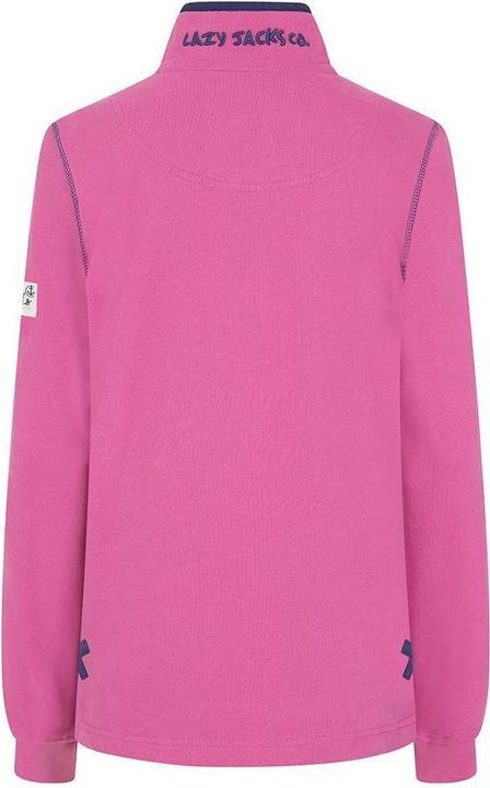 Actual product image Lazy Jacks Womens/Ladies Button Neck Sweatshirt (38)