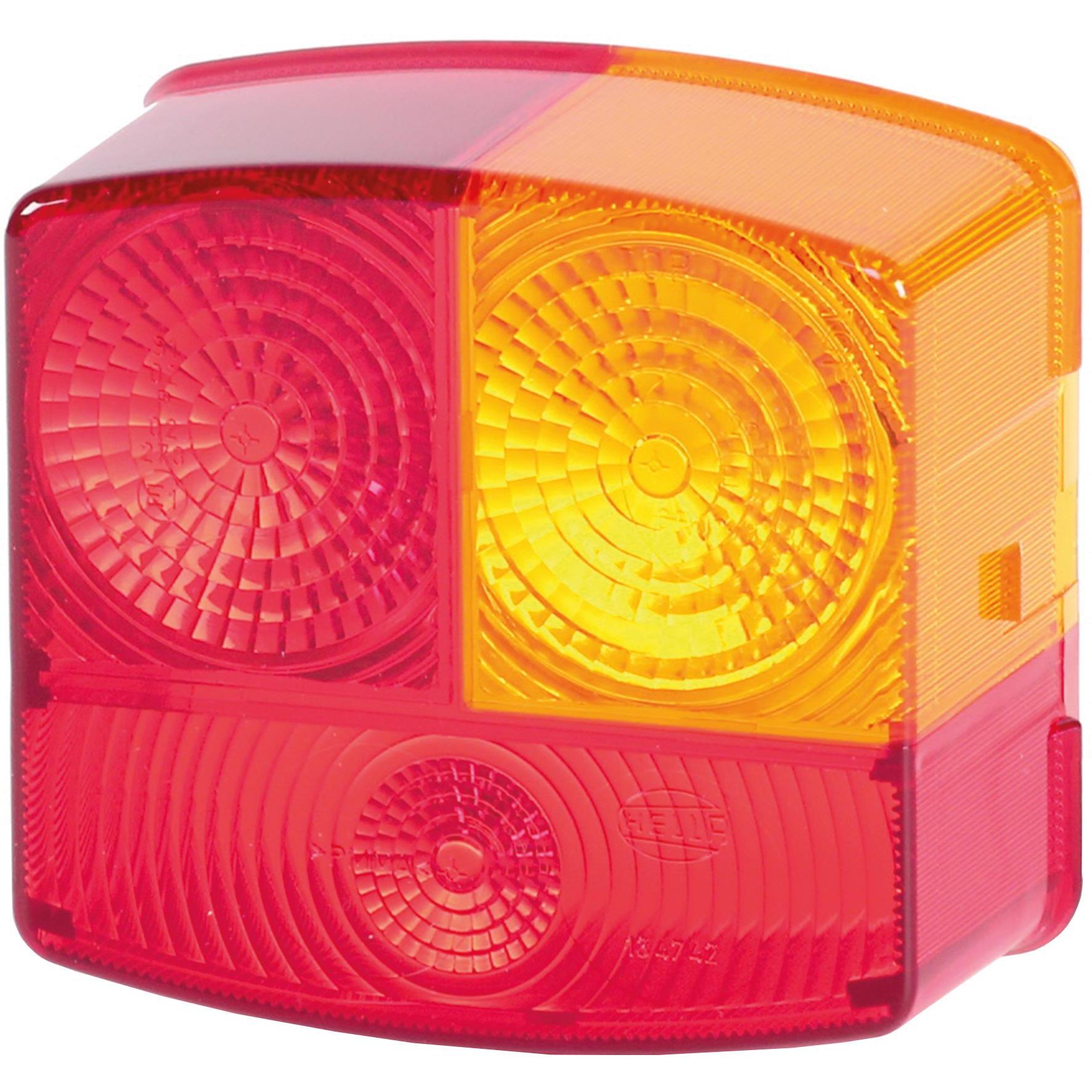 Hella, Illuminazione auto, 2 dischi luminosi destro alogeno per CASE IH JOHN DEERE LINDE