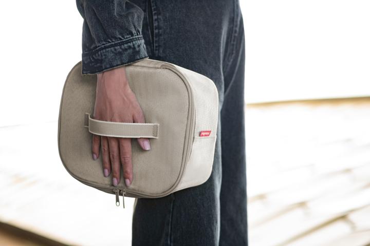 Actual product image reisenthel coolerbag M pocket herringbone sand (4.50 l)