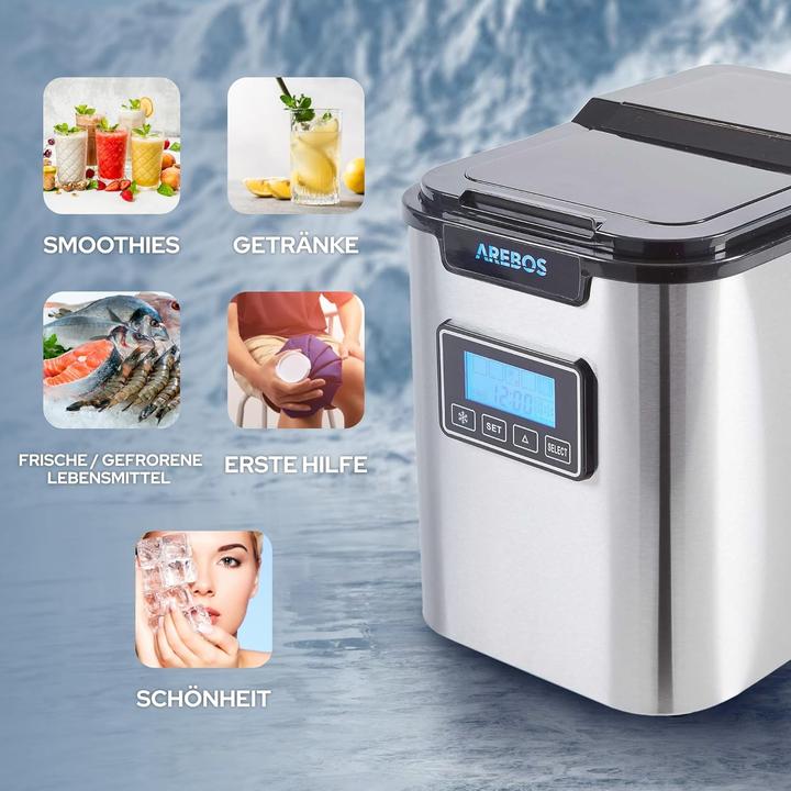 Produktbild Arebos Eiswürfelmaschine