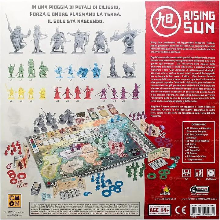 Immagine prodotto Asmodée Rising Sun (Italiano, 3 - 5 Giocatori)