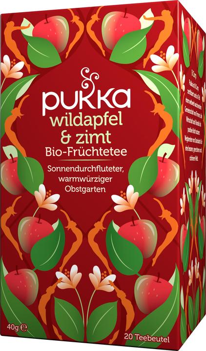 Image du produit Pukka Thé pomme sauvage cannelle et cannelle (40 g)
