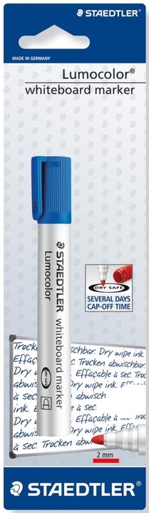Actual product image Staedtler Lumoc. Whiteb. Mar. blue on sheet 3513BKDA (Blue, 2 mm, 1 x)