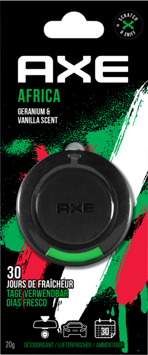 Actual product image AXE Car Air Freshener 3D Africa