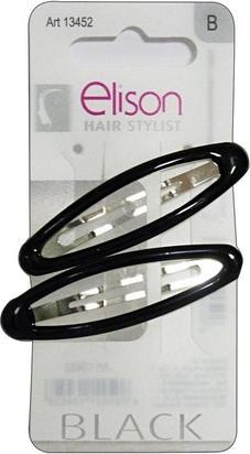 ‎Gabbiano GABBIANO Clic-Clac 13452 Medium Classic Black Hair Clip (1 Stk.)