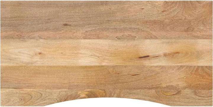 Produktbild VidaXL Schreibtischplatte Tischplatte Holzplatte mit Aussparung Massivholz Mango (140 x 60 x 2.5 cm)