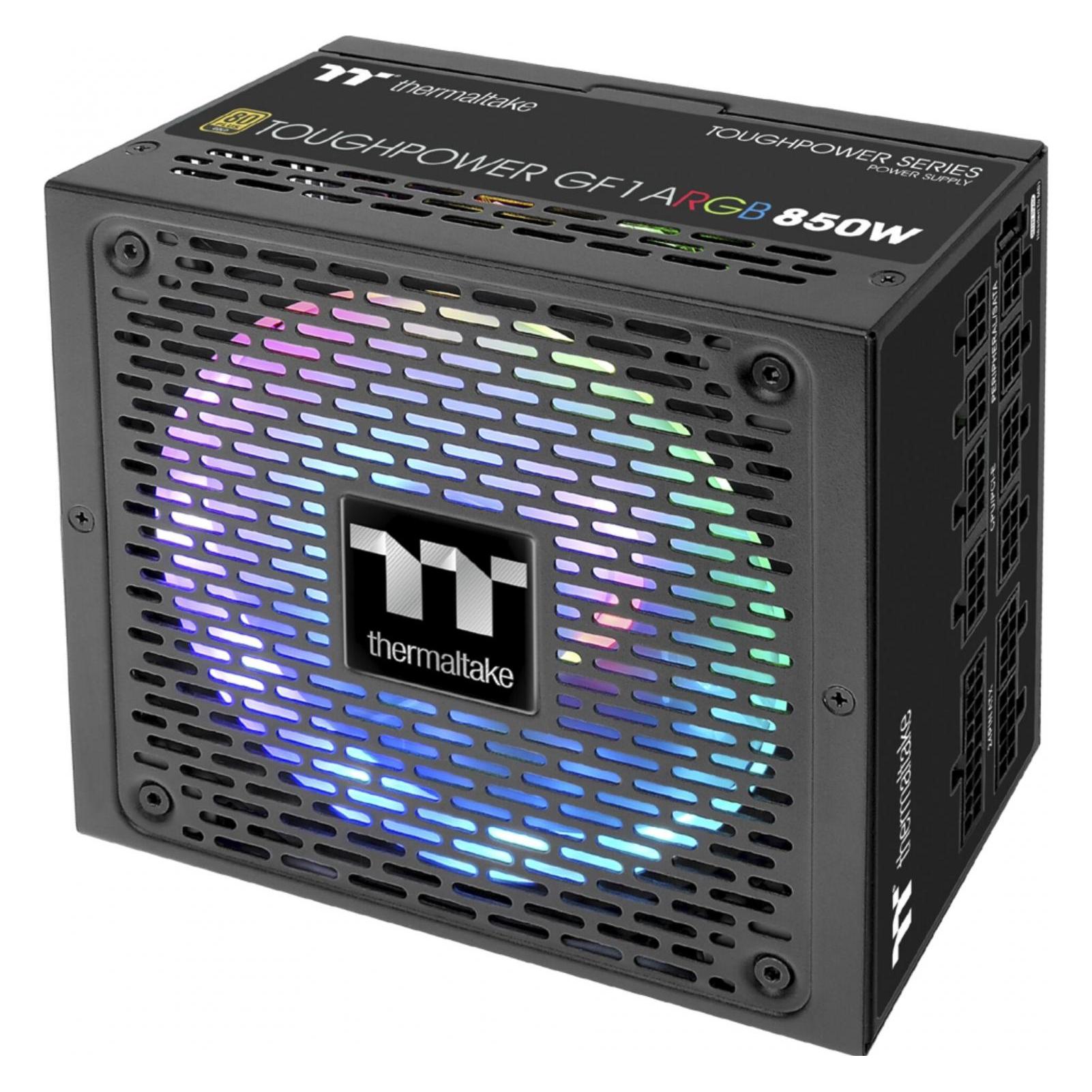 Thermaltake Toughpower GF1 (850 W), Alimentatore Pc, Nero
