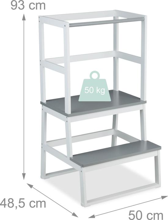 Actual product image Relaxdays Learning stool