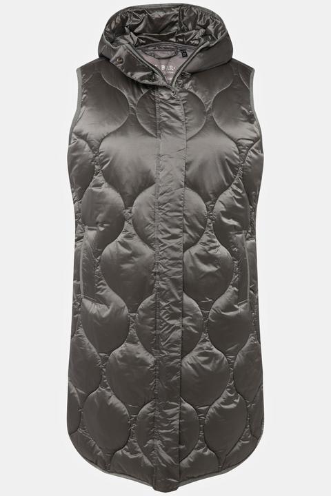 Actual product image Ulla Popken HYPRAR Long Quilted Vest (60)