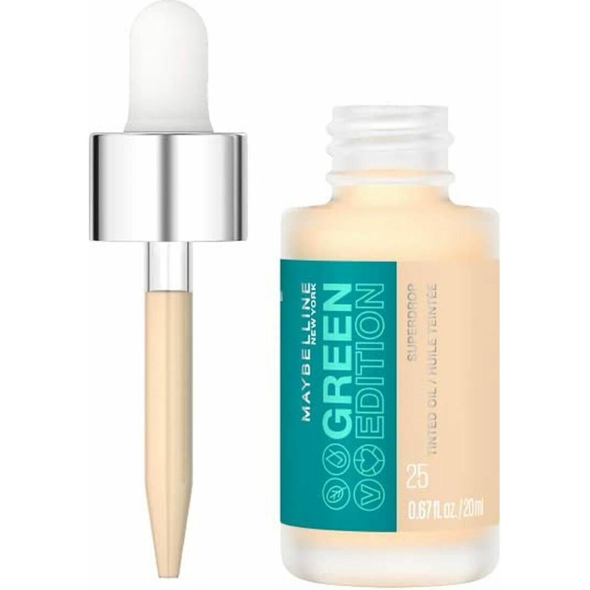 Maybelline New York, Foundation, Green Edition Superdrop Tinted Dry Oil 25, 20 ml (Nº 25)