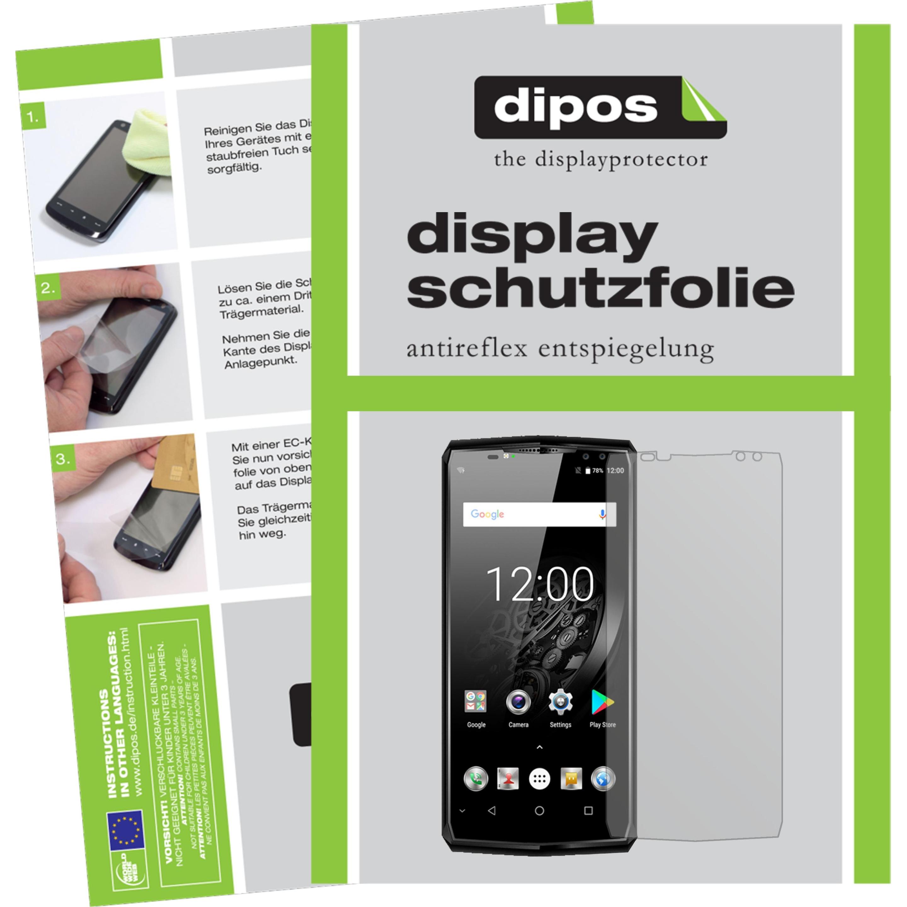 Dipos Displayschutzfolie Antireflex (5 Stück, LG K10), Smartphone Schutzfolie, Transparent