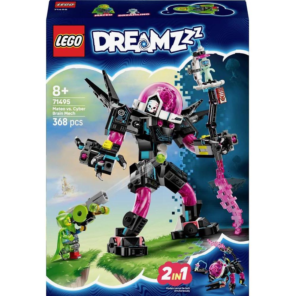 Lego 71495 Dreamzzz Mateo Vs. Cyber-Cervello Mech (71495, Lego Dreamzzz)