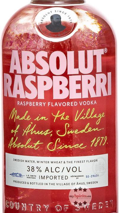 Actual product image Absolut Vodka Raspberri (1 x 70 cl)