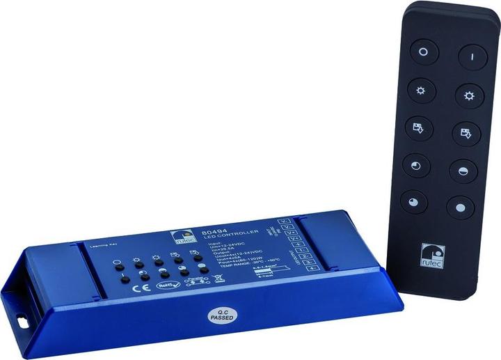 Produktbild Rutec LED Controller-SET einfarbig 80494 12V/24V 4x60W/4x120W inkl Fernbedienun