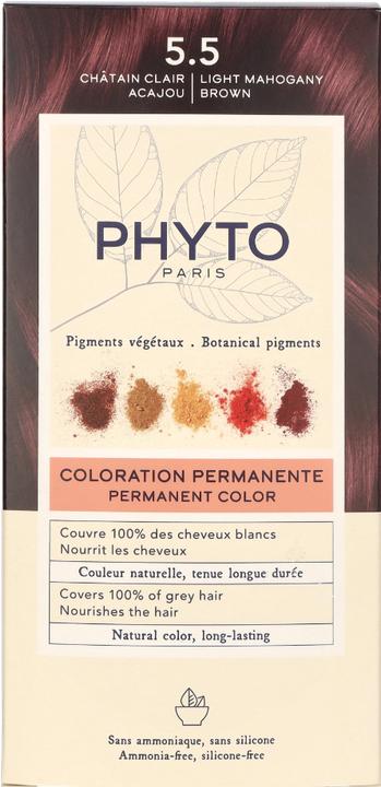 Immagine prodotto Phyto Colorazione permanente castano chiaro 5.5 (5.5, Marrone mogano chiaro)