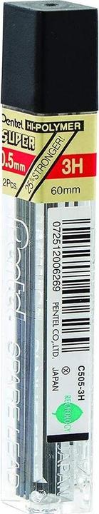 Actual product image Pentel Pencil leads Hi-Polymer Super (12 pcs., 0.50 mm, 3H)