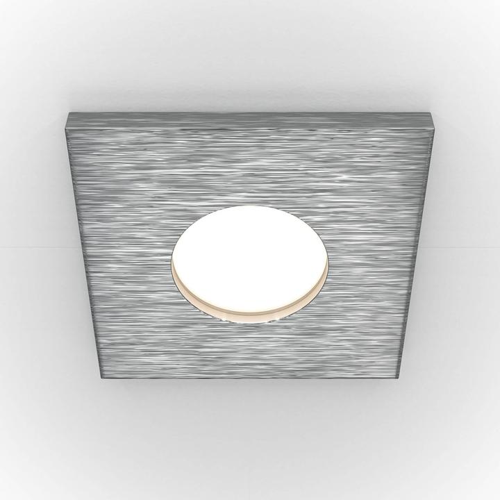 Produktbild Maytoni Stark Downlight, Einbauleuchte GU10 Silber-Farbe IP65 (GU10)