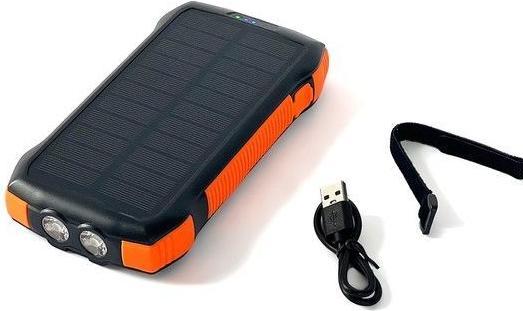 Produktbild Choetech Solar powerbank with inductive charging 10000mAh Qi 5W orange (B659) (10000 mAh, 10.50 W, 37 Wh)