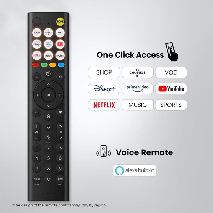 Actual product image Hisense 65E7S (65", QLED, 4K, 2026)