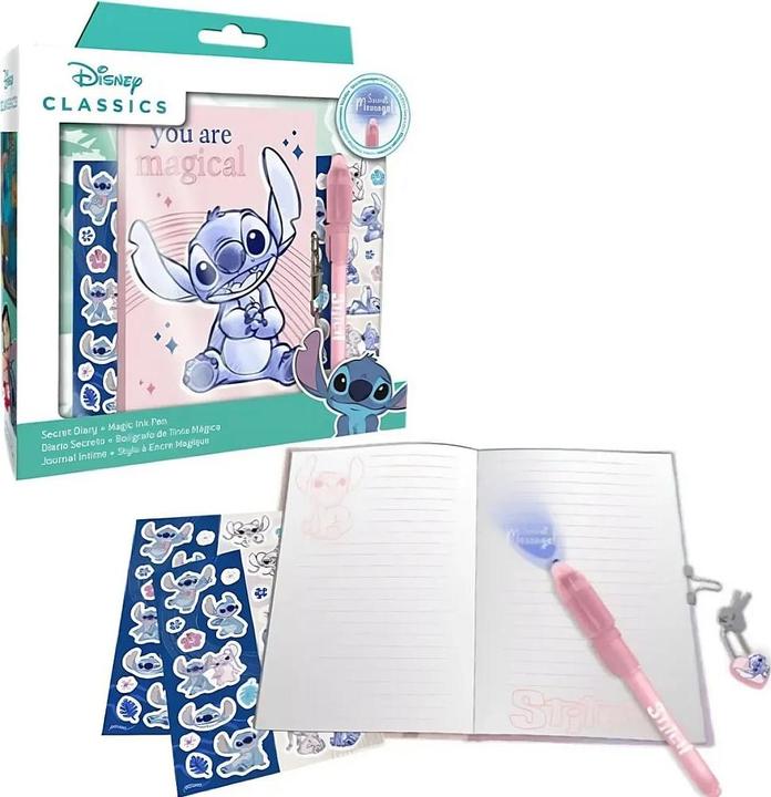 Image du produit Kids Licensing Stitch Tagebuchset (Couverture rigide)
