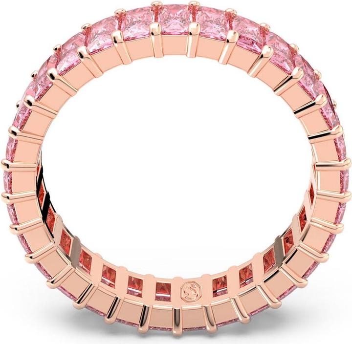 Produktbild Swarovski Matrix Ring Baguette Schliff Rosa Roségold (60)